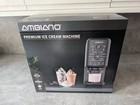 Ambiano Premium Ice Cream Machine 800W 500ml 10-in-1 Maker Black New Boxed