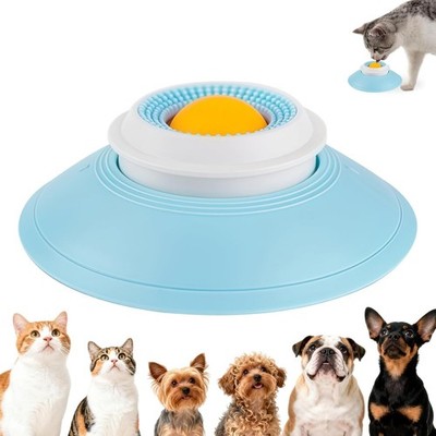 Dog Cat Lick Sphere Bowl,Anxieties Relief Slow Feeder,Lick Ball Treat Dispenser