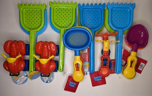 Collection of Beach Sand Toys Sandbox Shovel Claw Truck Sand Tools Fun Play Kids