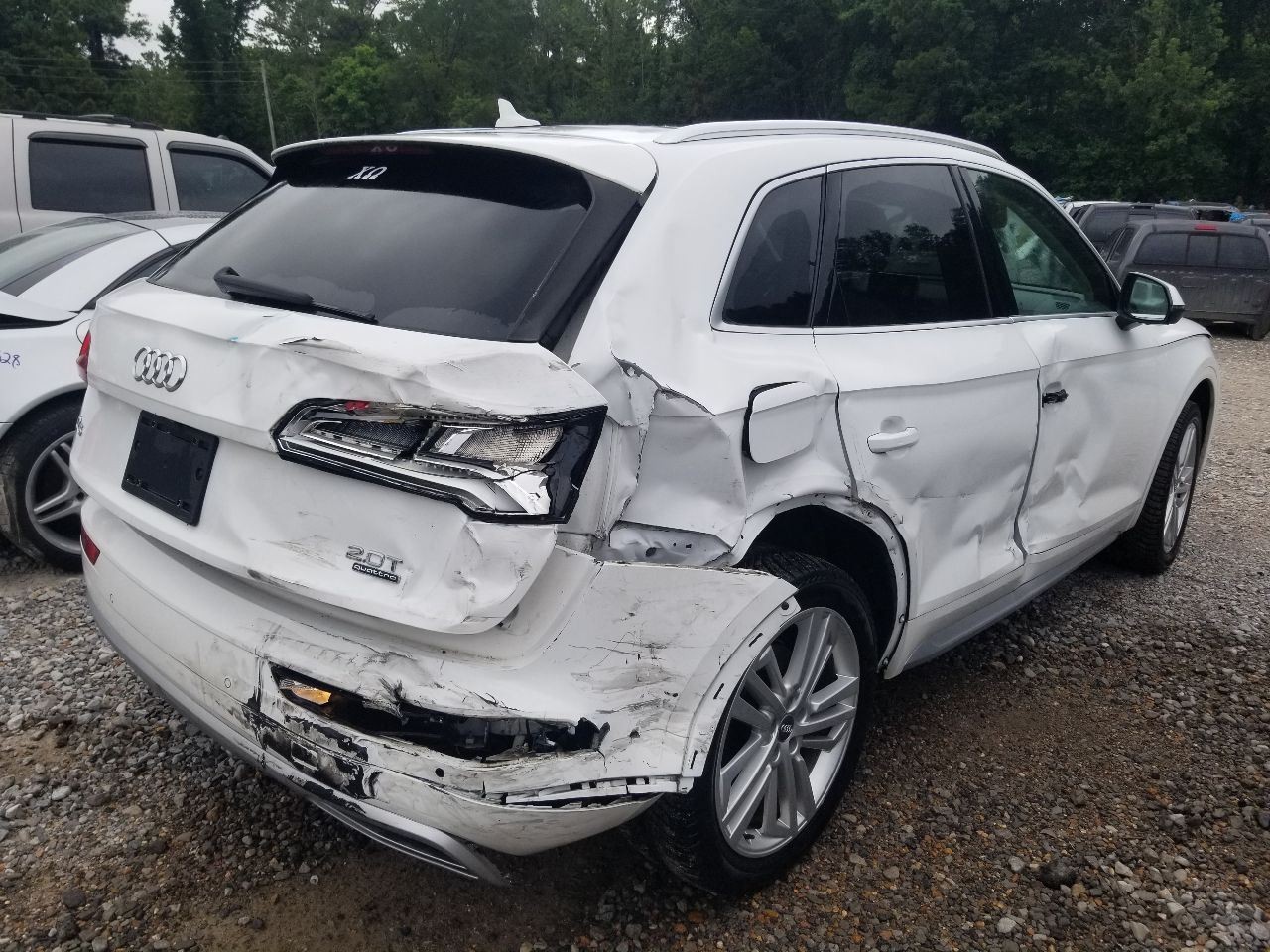 18 2018 AUDI Q5 2.0L TURBO SPINDLE KNUCKLE FRONT RIGHT PASSENGER AWD