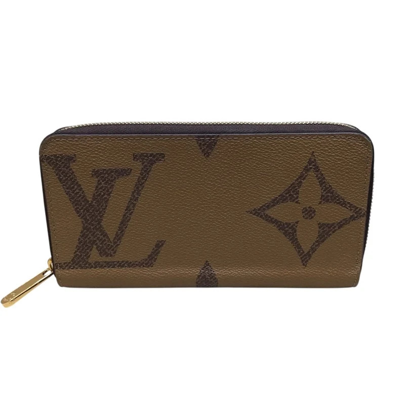 Louis Vuitton Zippy Wallet M69353 Brown PVC Unisex Long Used