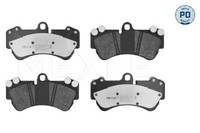 Meyle 025 236 9217/PD Bremsbelagsatz, Scheibenbremse FüR Porsche VW