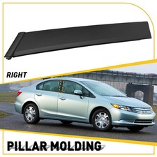 For 2012-2015 Honda Civic 4dr Front Door Pillar Molding Garnish Right Passenger For 2012-2015 Honda Civic 4dr Front Door Pillar Molding Garnish Right Passenger