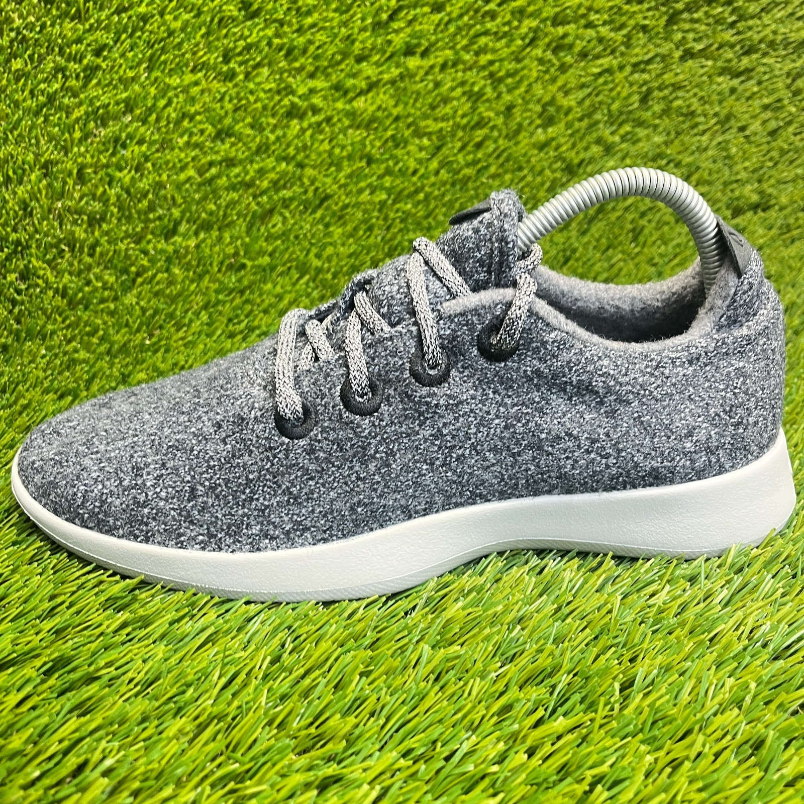 SAOLA Scarpe da corsa sportive Allbirds lana runner grigio naturale da uomo taglia 9 sneakers