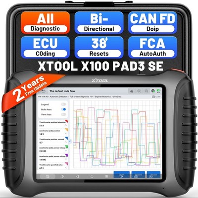XTOOL X100 PAD3 SE AI-Assisted Bidirectional OBD2 Scanner All System Scan Tool