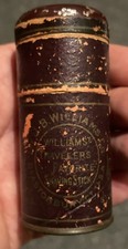 Antique Williams Yankee Shaving Soap Stick Can Traveler Box Vintage Barber