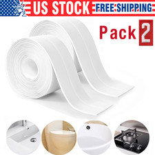 2x10.5FT PVC Self Adhesive Caulk Sealing Stri...