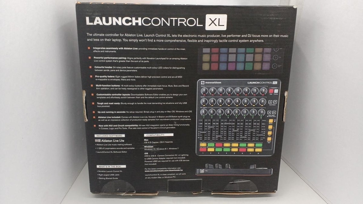 Novation Launch Control XL MK2 MIDI DJ Controller Live Performance