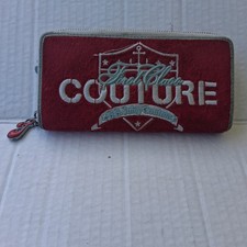 Y2K Juicy Couture First Class Couture S.S. Juicy Couture Wallet Rare Red W Charm
