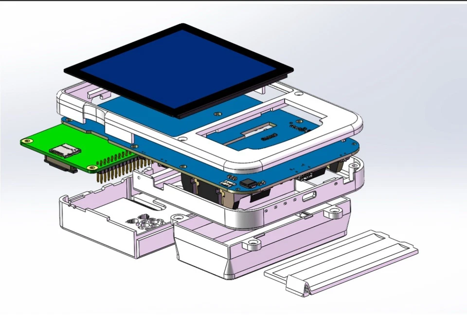 hackberry pi 4 B - bb9900 - Pièces 3d Et Clavier BB9900 - Photo 3/4