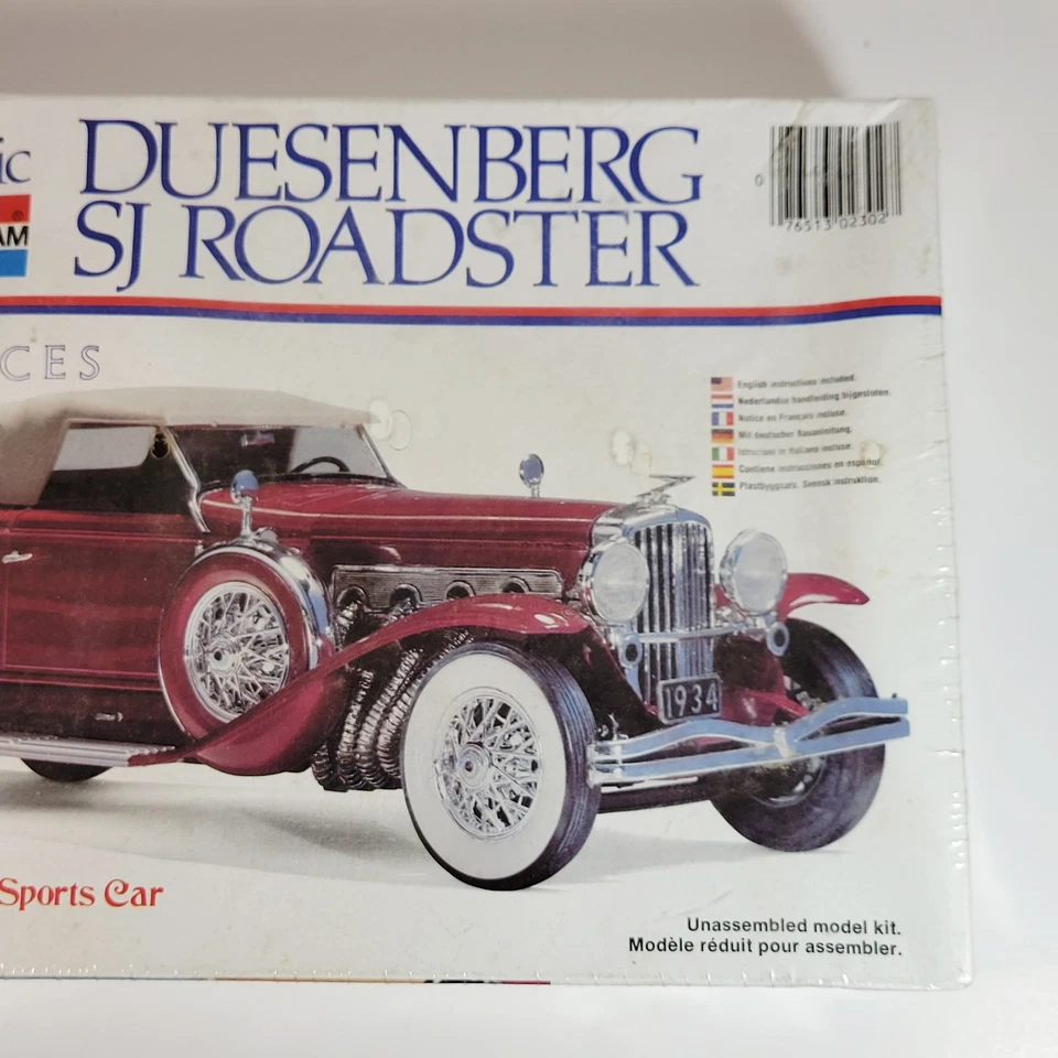 Monogram DUESENBERG SJ ROADSTER 1/24 Scale 1934 Luxury Sports Car NEW SEALED - Image 3 of 4