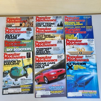 Popular Mechanics Magazine 1993 FULL YEAR ~ 12 Issues