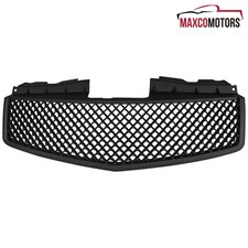 Hood Grille Fits 2003-2007 Cadillac Cts V Abs Matte Black Mesh Front Grill 03-07