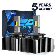 Super White Bright D5S D5R LED Headlight Bulbs Hi Low Beam Combo Conversion Kit
