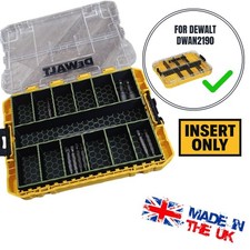 Impact Bit Organizer Insert for DEWALT Medium ToughCase – 13 Compartments