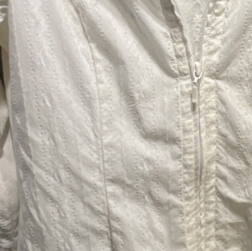 Cabi 957 Size Large Off White Zippered Shirt Collared Long Sleeve - Picture 4 of 7