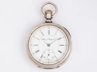 Illinois 16 size 15J jewel Grade 173 Pocket Watch w/Oversize Dueber Coin Case