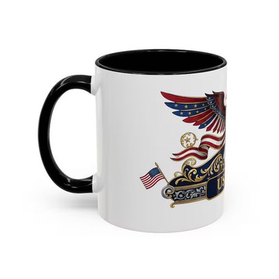 American Eagle Patriotic USA 250th Anniversary Mug
