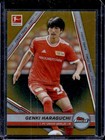 2021 Finest Bundesliga Genki Haraguchi Touch Gold Refractor #22/50 Union Berlin