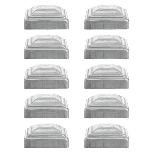 Metal Railing Topper 10Pcs Iron Post Caps Cover for Metal Fence and Guard Bars | eBay UK