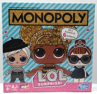 Monopoly Spiel L.O.L. Surprise-deutsche Ausgabe Hasbro Gaming E7572 LOL-OVP - Bild 1 von 2