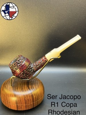 Vintage Ser Jacopo R1 Copa Rhodesian Tobacco Pipe