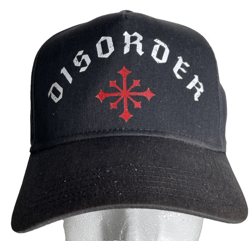 Disorder Arch Logo Skate Skateboard Hat Cap Adjustable Snapback Black Otto OSFA