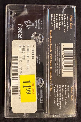 SEALED --- OG South Park Mexican - Hustle Town --- Cassette Gangsta/Rap TX - Picture 2 of 8