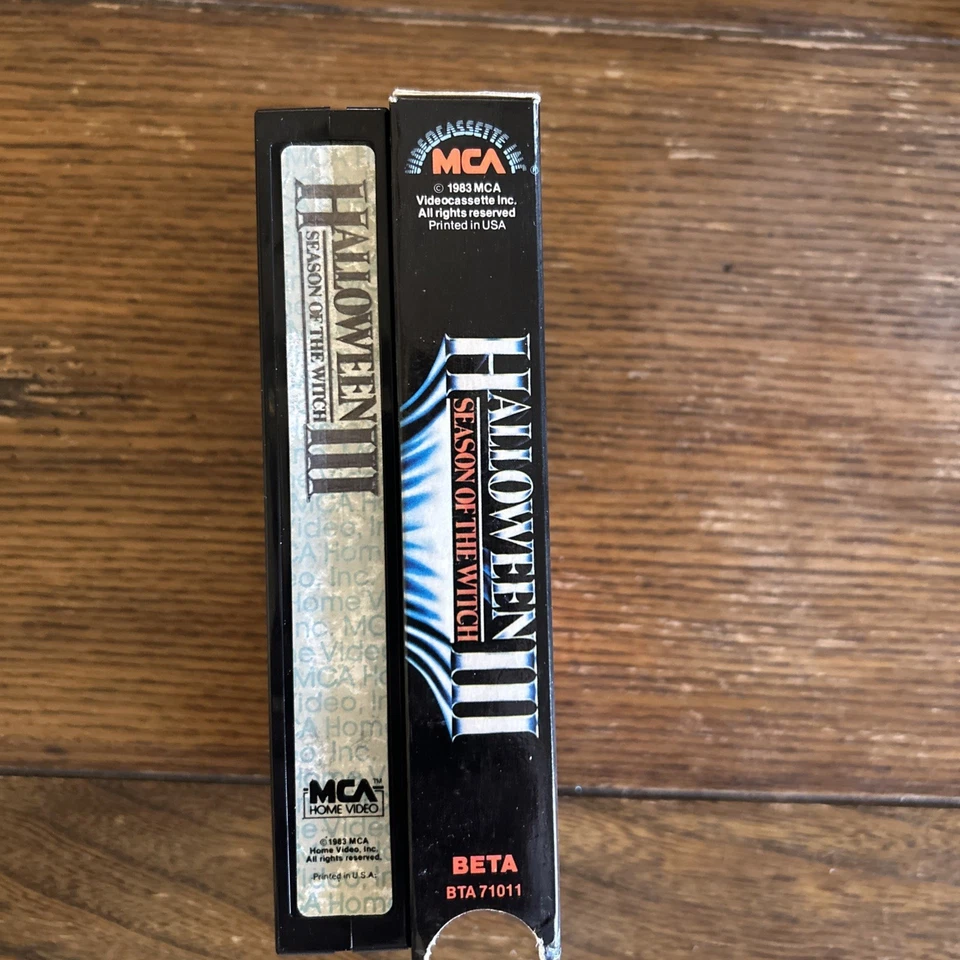 Vintage Halloween III 3 Season of the Witch Horror Beta Video. Blue Version - Image 3 of 4