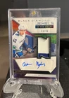 Quinn Hughes ? JEWELS OF THE DRAFT 2019-20 UD Black Diamond Patch Auto #83/99