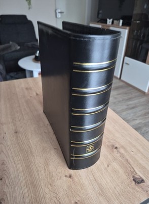 1x Leuchtturm Ringbinder Grande Classic Gigant schwarz no Schuber