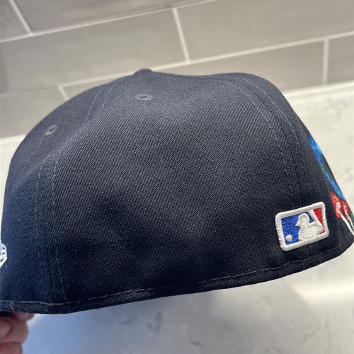 Boston Red Sox New Era Navy Blooming 59FIFTY Fitted Hat Size 7 1/4 NEW MLB - Picture 10 of 24