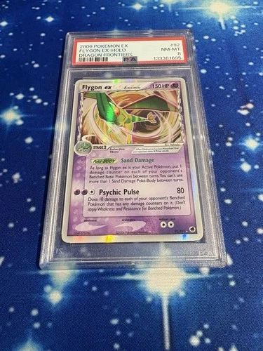 Pokémon Flygon EX Dragon Frontiers Holo Card 92/101 Delta Species PSA 8