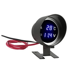 Water Temperature Gauge Meter,Round Digital Water Temperature Gauge LED