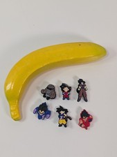 6 Dragon Ball Z GT Jibbitz Shoe Charms for Crocs NEW Goku Roshi Vegeta