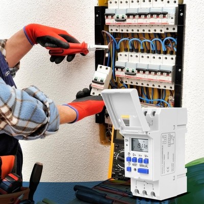 Weekly 7 Day Programmable Digital Time Relays Electronic Relays Time Switches