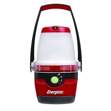 LED Light Lantern, Waterproof, Tabletop Mount, 4 Light Sources, Red