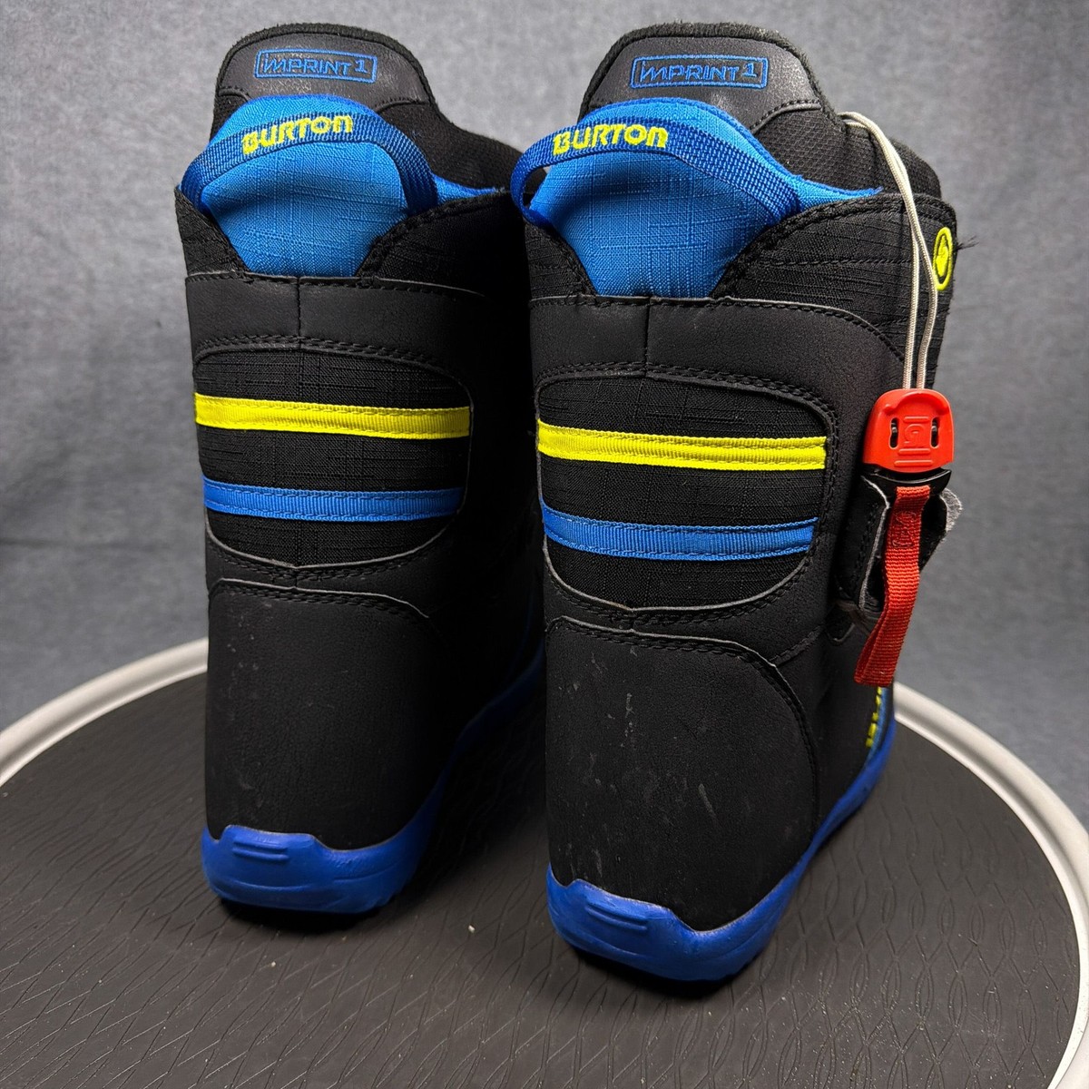 Burton Zipline Boa Boots Youth 6 Black Imprint 1 Cable Lacing | eBay