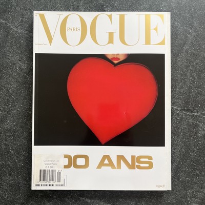 Vogue Paris 100 Ans / 100 Years Anniversary Issue Oct 2021 Ph Cover Guy Bourdin