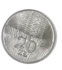20 Zloty Münze Polen aus 1973  .....