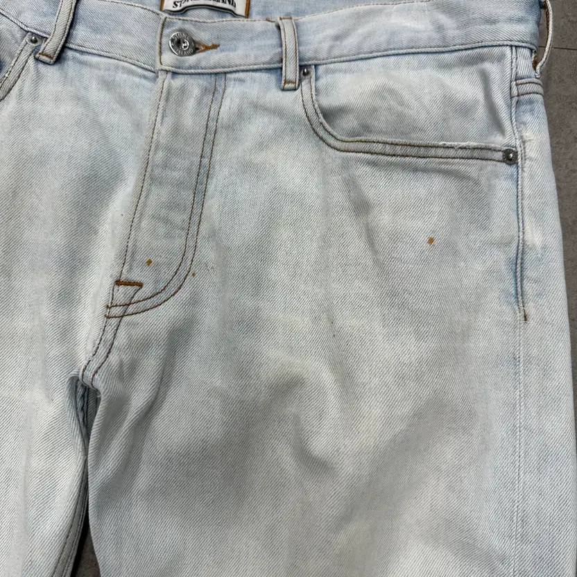 Stone Island 34 Men's Wafran Distressed Denim Jeans thumbnail 10