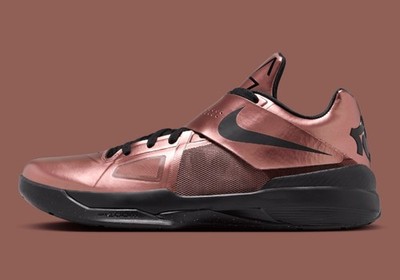 Nike KD IV 4 Christmas Xmas Metallic Copper Black FZ5913-800 Men's
