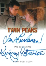 TWIN PEAKS DUEL  AUDOGRAPED CARD LUCY & DICK