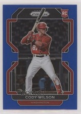 2022 Panini Prizm Blue Prizm Cody Wilson #94 2qw
