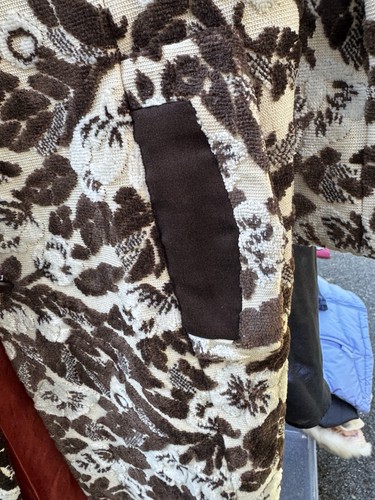 Cappotto vintage Lilly Ann broccato San Francisco Parigi chic alta moda arte moderna - Foto 4 di 7