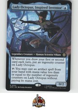 LADY OCTOPUS, INSPIRED INVENTOR (EXT ART) SPIDER-MAN MAGIC: THE GATHERING NM/M