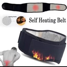 Tourmaline Magnetic Therapy Back Belt Self Heating Adjustable Lumbar Support