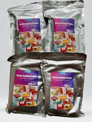 4KG KISREL Resin Casting Powder Lot   4 Sealed Bags   Fast Demold 30 Min - 4000g