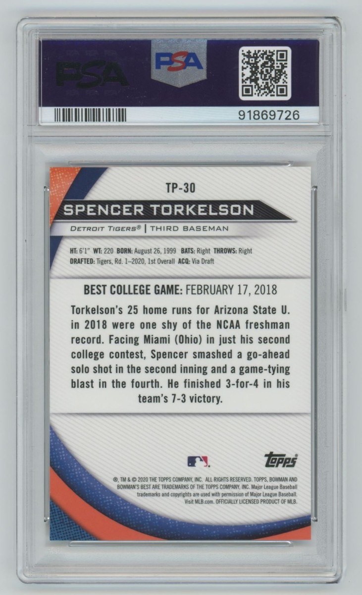 2020 Bowman's Best - Top Prospects Spencer Torkelson #TP-30