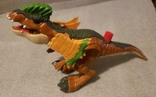 Mattell Jurassic World Dilophosaurus Dinosaur Figure Button Works 2018 